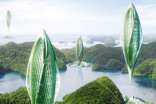 Проект Венсана Кальбо Hydrogenase - это летающие города-коконы